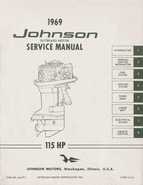 1969 115HP 115ESL69 Johnson outboard motor Service Manual