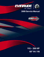 2009 150HP E150HSLSEC Evinrude outboard motor Service Manual