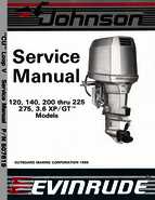 300HP 1987 E300CLCU Evinrude outboard motor Service Manual