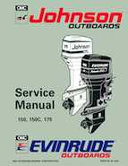 1993 150HP 150WTPX Johnson/Evinrude outboard motor Service Manual