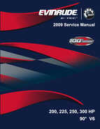 2009 225HP E225DHLSEB Evinrude outboard motor Service Manual