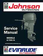 40HP 1992 40RGG Johnson/Evinrude outboard motor Service Manual