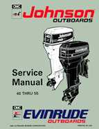 25HP 1993 J25DEET Johnson outboard motor Service Manual