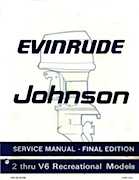 1985 25HP E25ELCO Evinrude outboard motor Service Manual