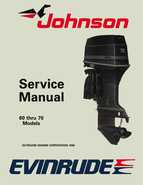 1989 60HP J60TTLCE Johnson outboard motor Service Manual