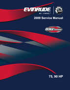 2009 90HP E90DPLSEE Evinrude outboard motor Service Manual
