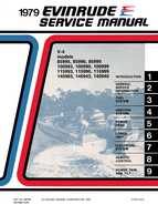 100HP 1979 100993 Evinrude outboard motor Service Manual