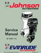 90HP 1993 J90JLET Johnson outboard motor Service Manual