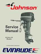 25HP 1989 J25TELCE Johnson outboard motor Service Manual
