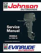 9.9HP 1992 J10BALEN Johnson outboard motor Service Manual