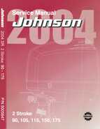 90HP 2004 J90GLSRM Johnson outboard motor Service Manual