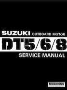 1977-2000 Suzuki DT5/6/8 Outboards Service Manual - $8.95