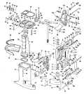 1974 85 - 85493B Exhaust Housing parts diagram