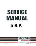 1988-1995 Mercury Force 5HP Outboards Service Manual, 90-823263 793