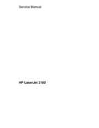 LaserJet 2100 Printer Service Manual